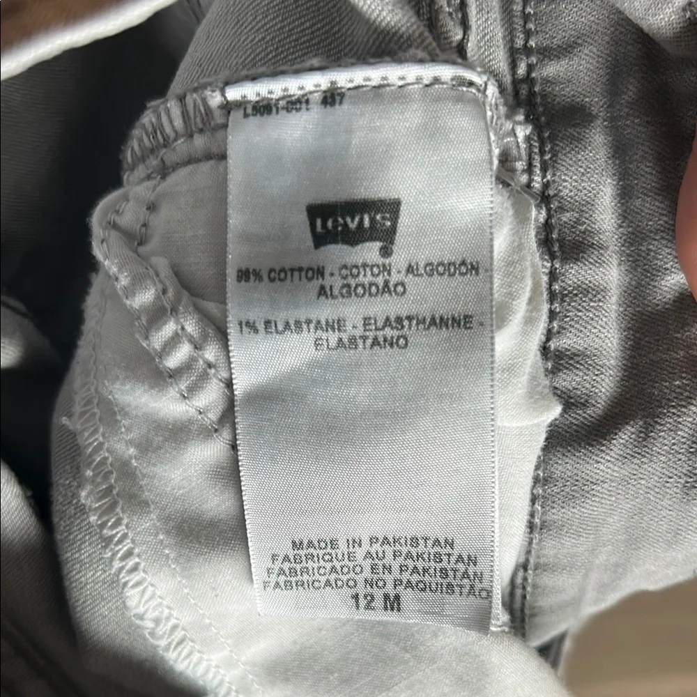 Levi's Gray Capri Jeans Modern Fit - Picture 4 of 6